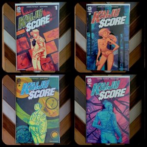 KAIJU SCORE #1-4 NM/new (Aftershock 2021) Set of 4, New horror & heist series!