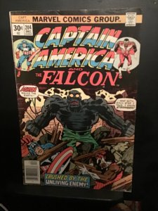 Captain America #204 (1976) mid-high-grade Jack Kirby artwork,  Falcon!  FN/VF