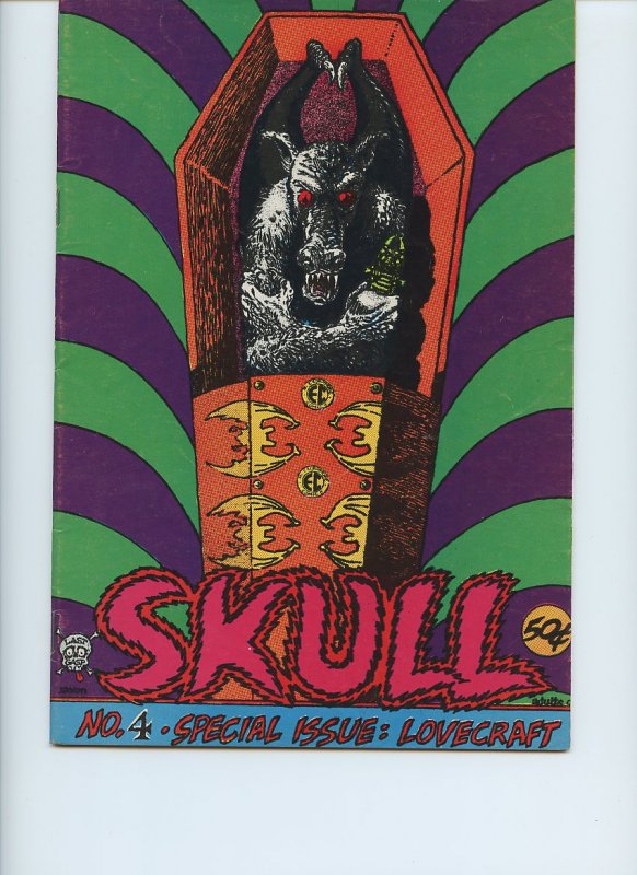 SKULL #4 / Only Printing / May 1972 / 36 pages / Last Gasp Eco-Funnies