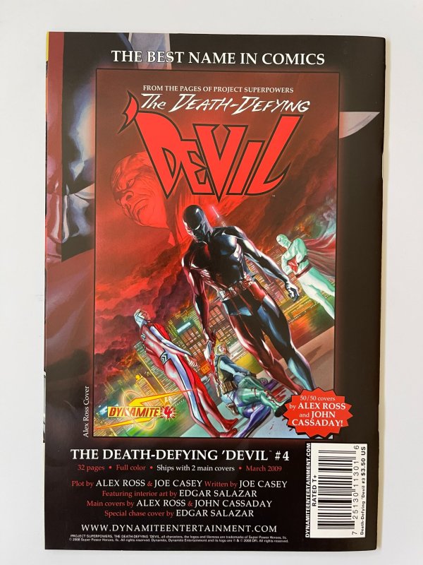 The Death-Defying 'Devil #3 John Cassaday Cover- VF/NM (2009)