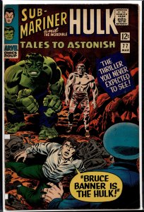 Tales to Astonish #77 (1966) Hulk