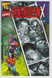 GENERATION X #1/2 (1998) VFNM 9.0 white paper with Wizard COA.