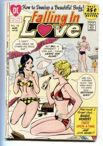 FALLING IN LOVE #125 COMIC BOOK SWIMSUIT COVER 1971-DC ROMANCE