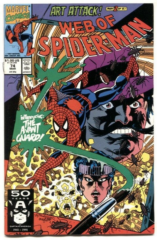 Web Of Spider-man #74 1991- Avant Guard NM-