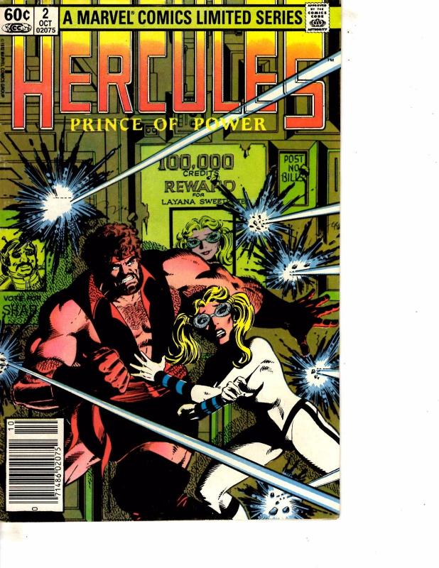 Lot Of 2 Hercules Prince of Power Marvel Comic Books #2 3 ON11