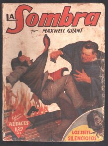 La Sombra-The Shadow Pulp #28 1941-Maxwell Grant-Spanish reprint-7th issue