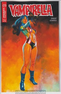 VAMPIRELLA (2025 DYNAMITE) #3 VARIANT 1:10 CVR ZC FOC SPEARS BLACK NM R51860
