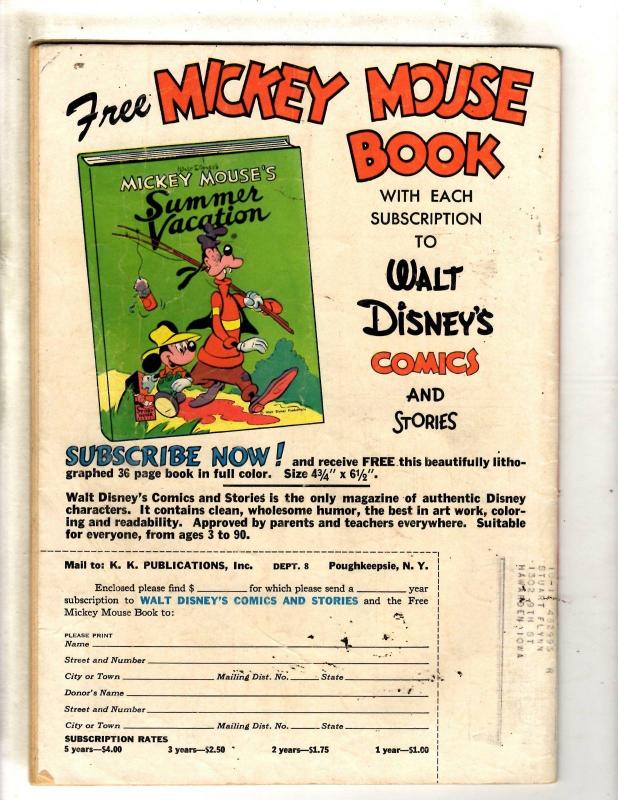 Walt Disney's Comics & Stories # 131 VG/FN Dell Golden Age Comic Book Donald JL2