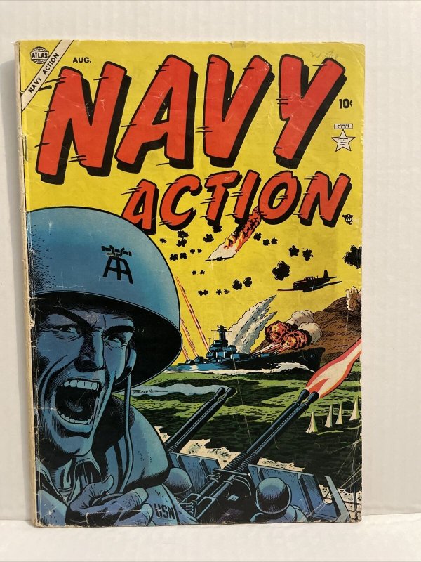 Navy Action #1 1954 Russ Heath Cover