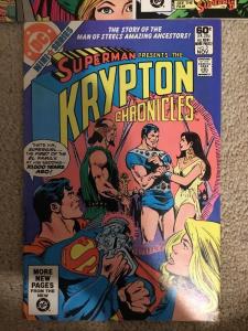 DC Superman Presents The Krypton Chronicles 1-3 Complete Set * 1981 *