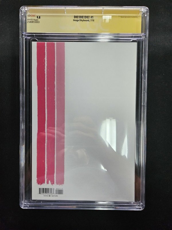 Die! Die! Die! #1 9.8 CGC Signature Series Kirkman Image Comics