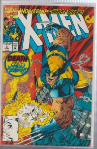 MARVEL COMICS X-MEN #9 - WOLVERINE VS GHOST RIDER 1992