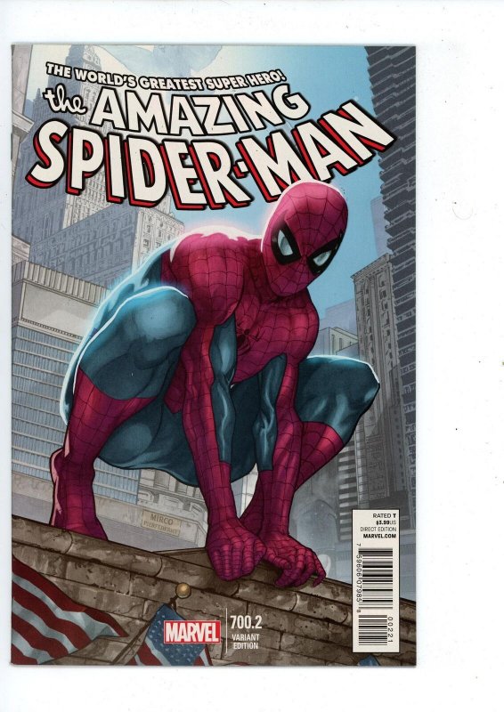 The Amazing Spider-Man #700.2 Variant Cover (2014) Marvel Comics