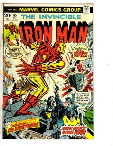Iron Man # 65 VF/NM Marvel Comic Book Hulk Thor Captain America Avengers SS10