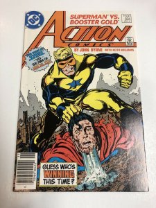 Action Comics (1987) # 594 (NM) Canadian Price Variant CPV Byrne ! Booster Gold