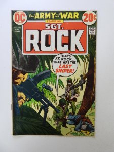 Our Army at War #256 (1973) FN- condition