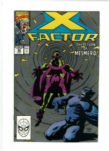 X-Factor #55 VF+ 8.5 Marvel Comics 1990 vs. Mesmero, Mike Mignola Cover