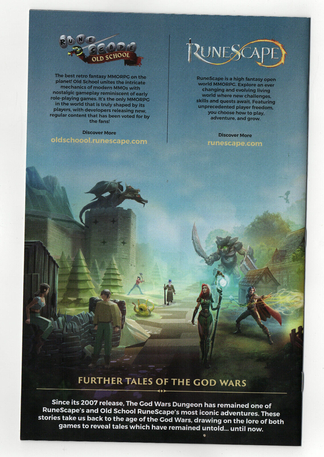 Runescape Untold Tales of the God Wars - FCBD 2023 NO STAMPS OR DECALS -  1st App