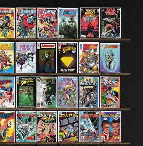 Huge Lot 140+ Comics with Star Trek, Team Titans, X-Factor, Micronauts & More!