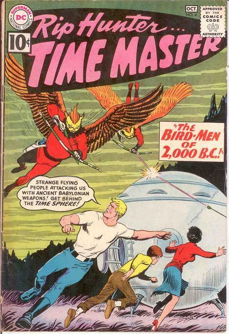 RIP HUNTER TIME MASTER 4 G+  October 1961 COMICS BOOK