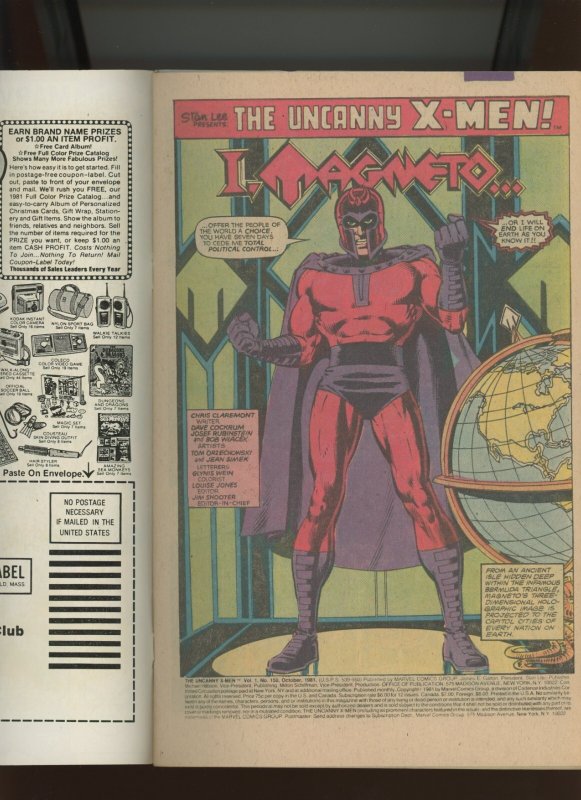 (1981) The Uncanny X-Men #150: BRONZE AGE! KEY ISSUE! DIRECT! MAGNETO! (7.0/7.5)