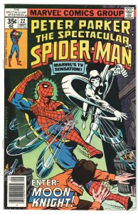 The Spectacular Spider-Man #22 (1978) Spider-Man and Moon Knight!
