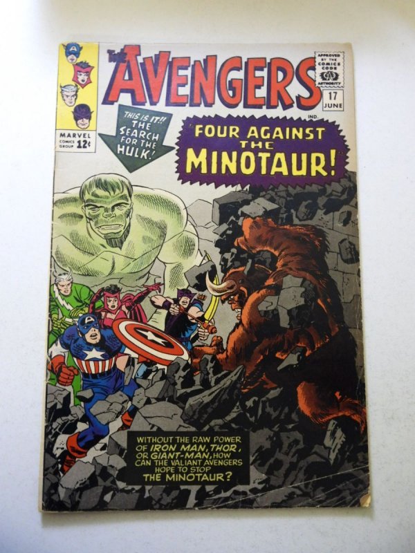 The Avengers #17 (1965) VG+ Condition