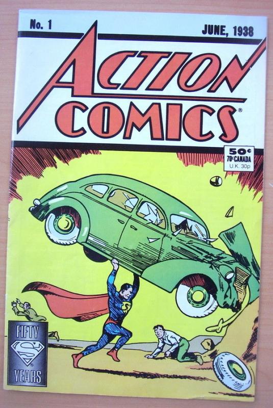 ACTION COMICS 1 FIFTY YEARS REPRINT 1988 SUPERMAN