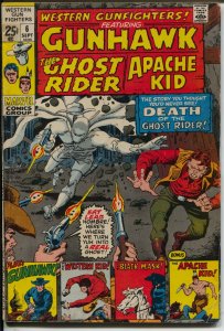 Western Gunfighters #6 1971-Marvel-Sinnott--Death of Ghost Rider-Apache Kid-VG