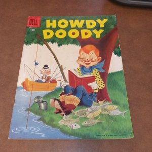 HOWDY DOODY #37 1956, Dell Comics silver age western tv show puppet kids classic