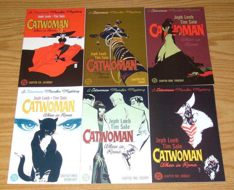 Catwoman: When in Rome #1-6 VF/NM complete series - jeph loeb - tim sale set lot