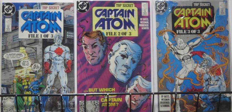 CAPTAIN ATOM (DC,1986) #26-28 VF-NM Cary Bates/Pat Broderick JLA x-over!