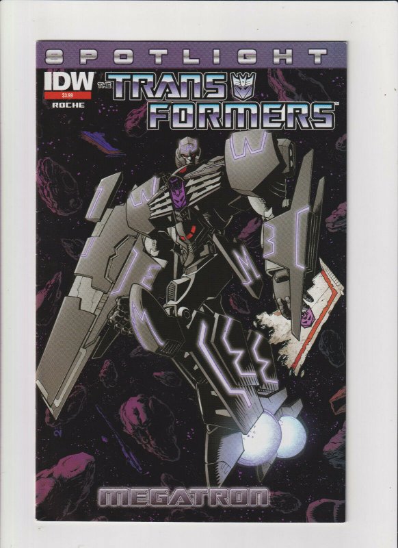 Transformers Spotlight- Megatron VF 8.0 2nd Print IDW Comics 2013 Decepticons