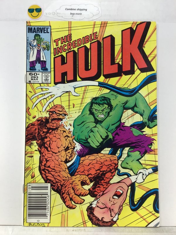 The Incredible Hulk #293 (1984) Fantastic four