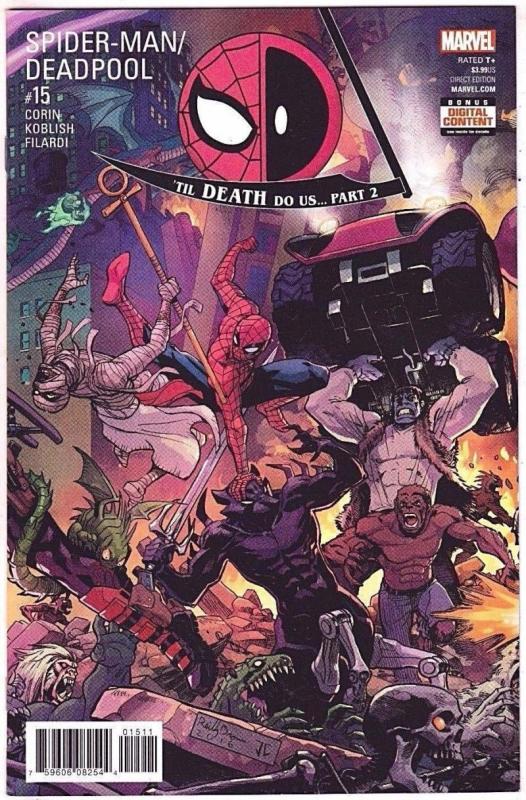 SPIDER-MAN DEADPOOL #15, NM, 2016 2017, Bromantic, more in store, Marvel