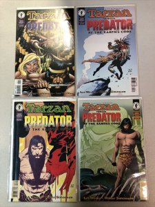 Tarzan Versus Predator At The Earth’s Core 1996 #1 2 3 4 Complete Set Dark Horse