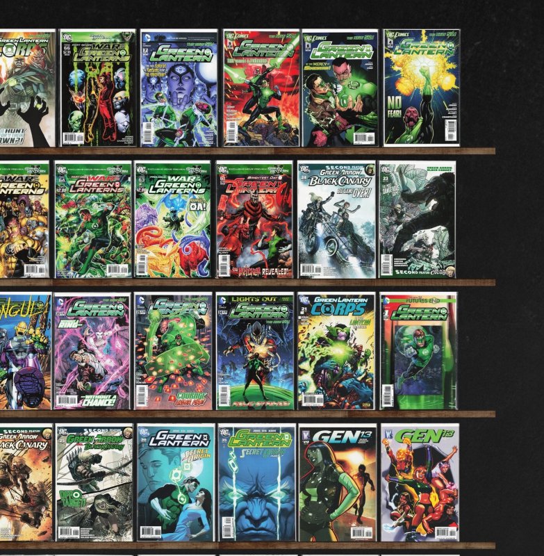 Huge Lot 140+ Comics with Green Lantern, Green Lantern Corps, Gen 13 & More!