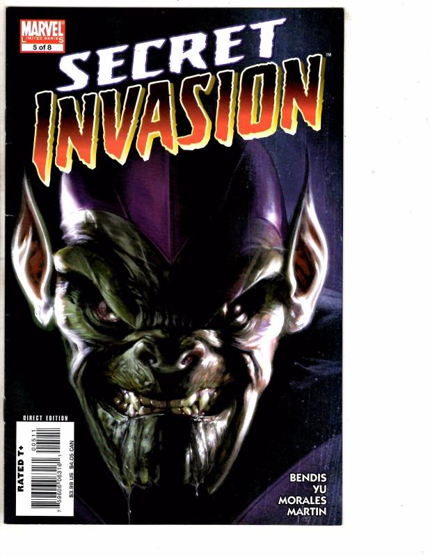 Secret Invasion COMPLETE Marvel Comics LTD. Series # 1 2 3 4 5 6 7 8 1st Prt RC2