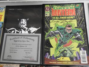 Huge lot of various comics! Autographed Green Lantern! Spider-Man, Conan
