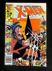Uncanny X-Men #211 Newsstand Variant Mutant Massacre Tie-in!