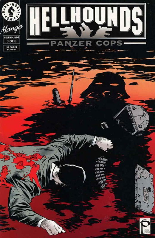 Hellhounds: Panzer Cops #3 FN; Dark Horse | save on shipping - details inside