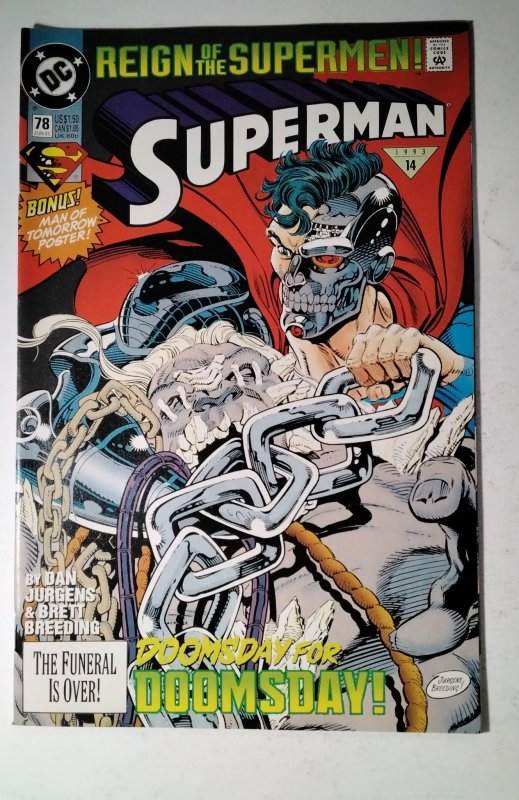 Superman #78 DC Comic Book J759