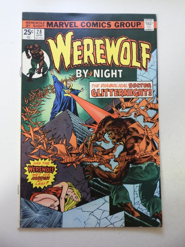 Werewolf by Night #28 (1975) VG/FN Condition indentations bc