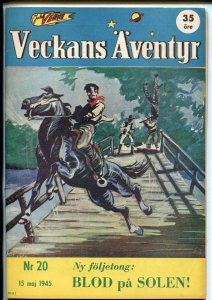 Jules Verne Veckans Aventyr Vol.6 #20 1945-Swedish-comics-Batman-Superman-VF