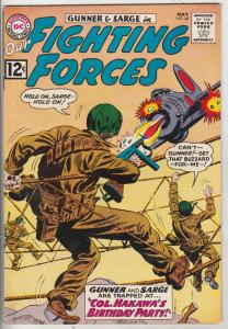 Our Fighting Forces #68 (May-62) FN+ Mid-High-Grade Gunner and Sarge, Pooch