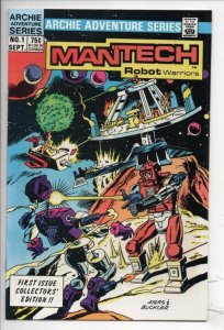 MANTECH ROBOT WARRIORS #1, VF/NM, Buckler,  Archie, 1984, Ayers