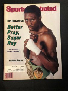 SPORTS ILLUSTRATED SEPTEMBER 14, 1981 - THE SHOWDOWN: BETTER PRAY, SUGAR RAY