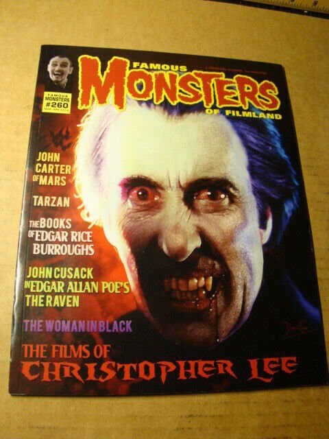 FAMOUS MONSTERS 260 *NM 9.4* BURROUGHS WARLORD MARS CHRIS LEE COVER DRACULA 