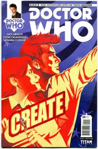 DOCTOR WHO #5 A, VF+, 10th, Tardis, 2014, Titan, 1st, more DW in store, Sci-fi