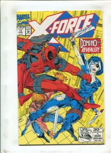 X-FORCE #11  (8.5) APP OF REAL DOMINO!! 1992